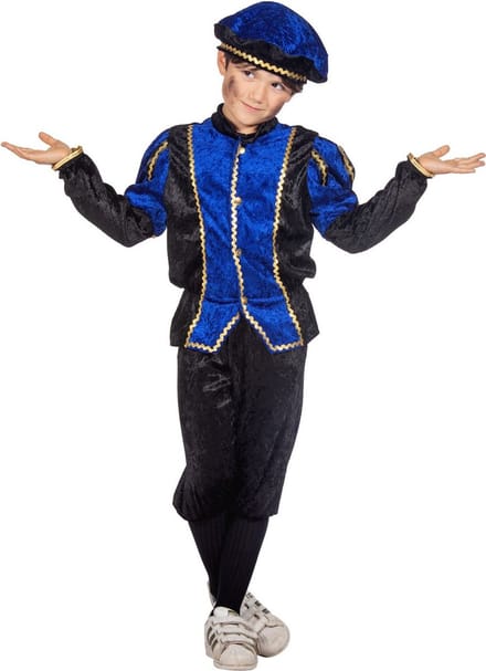 Pietenpak - Blauw-Zwart - Kinderen