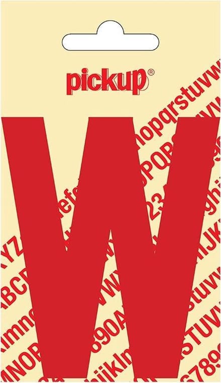 Pickup plakletter Nobel 90 mm rood W - 31022090W