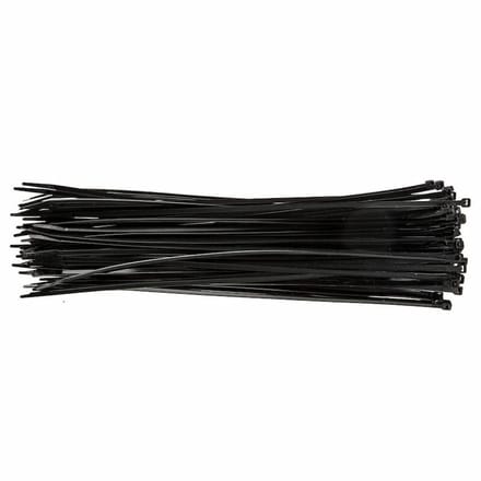 Smart Kabelbinders, Tie-wraps, Tyraps, 2,5 x 100 mm ZWART, 100 stuks