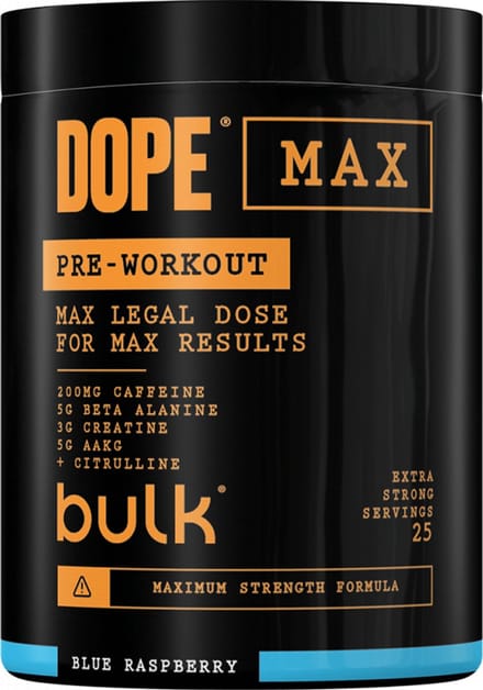 Bulk Dope Max Pre-Workout (25 serv) Blue Raspberry - Pre-Workout - Pre-Workout Booster