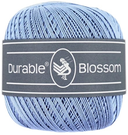 Durable Blossom - 319 Blue - Verfijnd Gemerceriseerd Katoen Garen