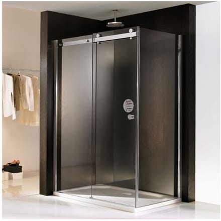 HSK Atelier Plan sliding door 2-piece w. side wall 160 x 90 cm 1740160-50-L