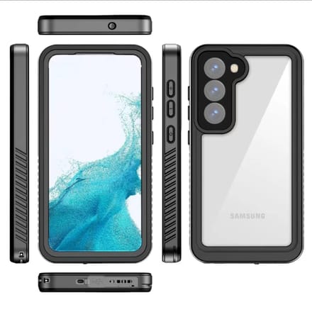 Redpepper Dot Plus Waterproof Backcover geschikt voor Samsung Galaxy S23 - Zwart