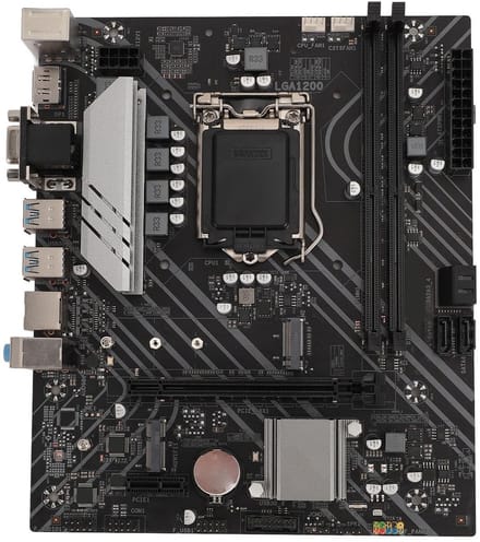 Allecto - Z490 Moederbord - ATX Formaat - LGA 1200 - M.2 Interface - Voor 10e en 11e generatie CPU - Voor DIY Computer