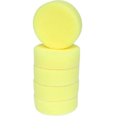 Kunststof pad geel, Ø 85,0mm, verpakking van 5 stuks KS Tools 515.5122