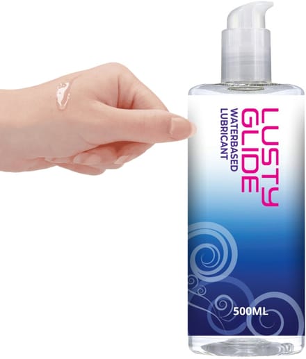 Lusty Glijmiddel op Waterbasis - 500 ml - Dermatologisch Getest - Top Kwaliteit - Met Doseerpompje