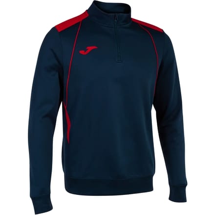Joma Championship Vii Sweatshirt Met Halve Rits Blauw L Man