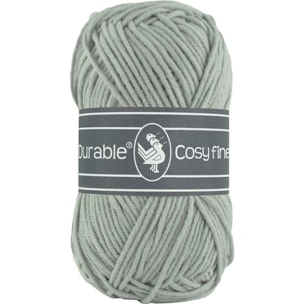 Durable Cosy Fine - 2228 silver grey - Katoen/Acryl Garen