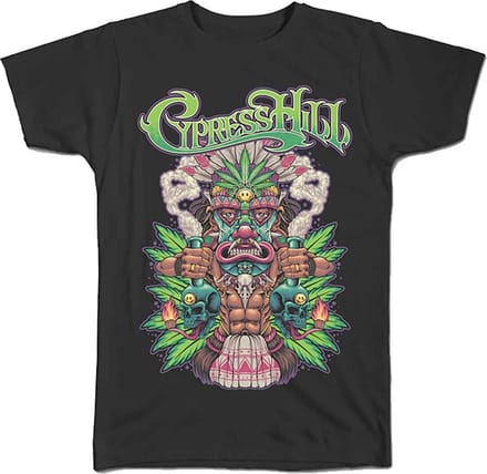 Cypress Hill - Tiki Time Heren T-shirt - M - Zwart