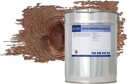 Wixx Bankirai Olie UV+ - 20L - Donker Eiken
