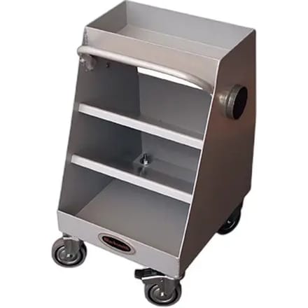 Paardrijwagen 2 plateau van aluminium Blacksmith