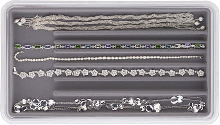 Sieraden Ketting Organizer Dienblad met Aanslagbestendige Voering