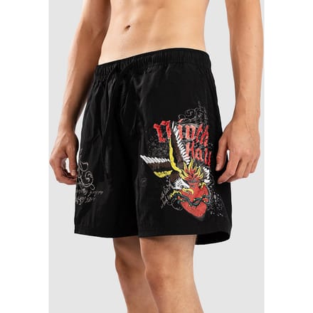 Ninth Hall 16.5" Sacred Feather Boardshorts zwart