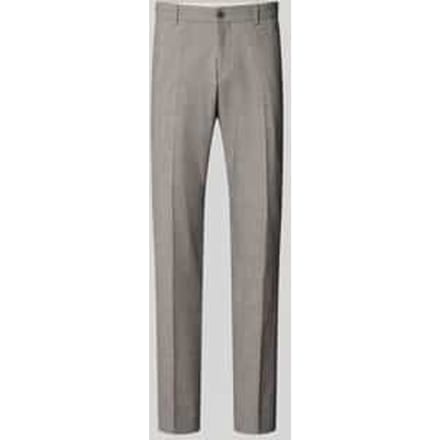 pantalon regular fit met viscose