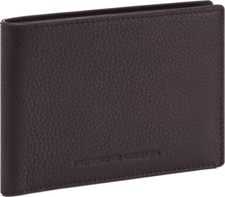PORSCHE DESIGN Leren Kaarthoes Business Billfold 10 W Dark Brown Bruine