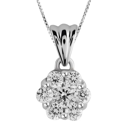 Orphelia HD-4177 - Hanger - 18 Karaat Witgoud / Diamant 0.26 ct