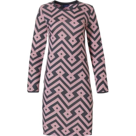 Pastunette Dames Nachthemd Graphic Mauve maat 38