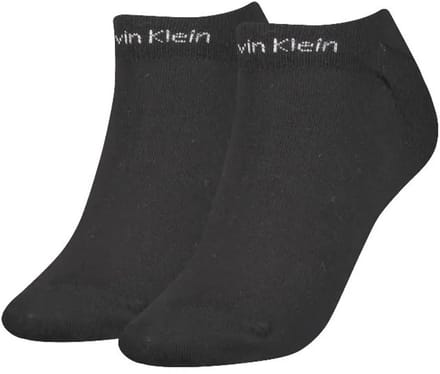 Calvin Klein Sneaker Gripper (2-pack) - dames enkelsokken - zwart