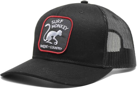 Surf Monkey - Trucker Cap - 6 Panel - One Size - Snapback - Zwart