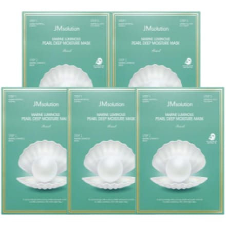 JMSOLUTION Masque Hydratant Profond Perle Lumineuse Marine 30ml (50 feuilles)