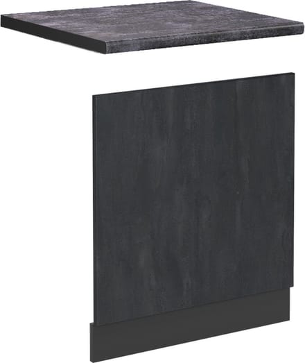 Vicco R-Line Frontpaneel – 60 cm WB Antraciet Zwart beton