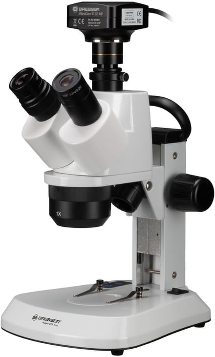 Bresser Microscoop - Analyth STR Trino - 10x tot 40x Vergroting - Incl. MikroCam II 12MP USB 3.0