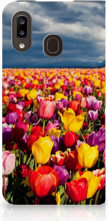 Samsung Galaxy A30 Smart Cover Tulpen