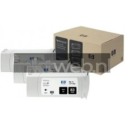 HP 81 3-pack licht cyaan (Origineel)