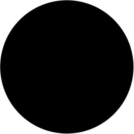 Rond zwart bord | gecoat dibond materiaal | 30 cm