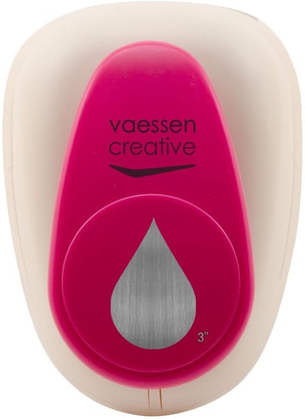 Vaessen Creative Pons - Figuurpons - Druppel - 7,6 x 5 cm