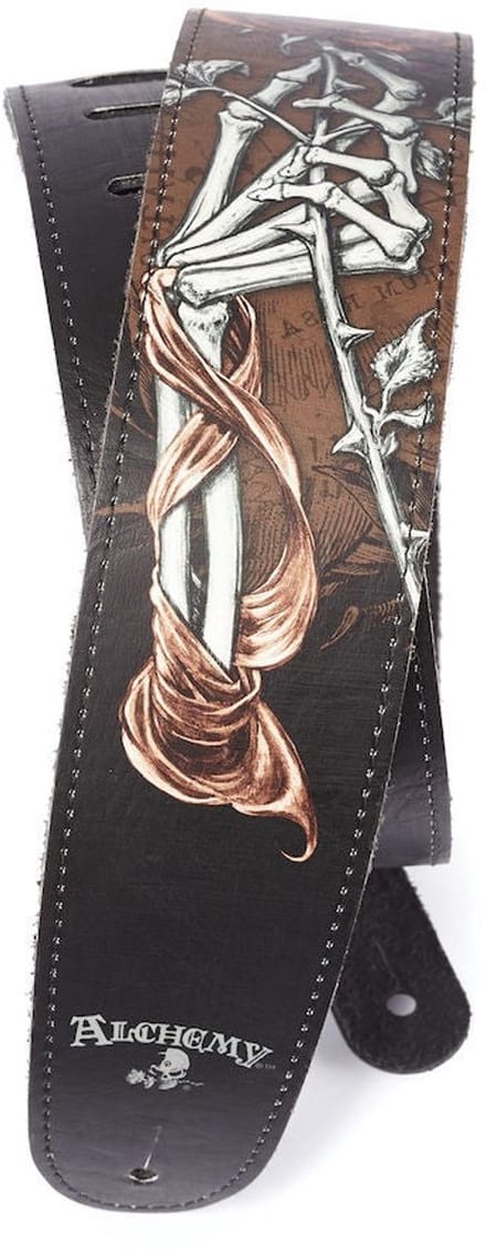 D'Addario 25LAL05 gitaarband Alchemy Leather Crypterosa