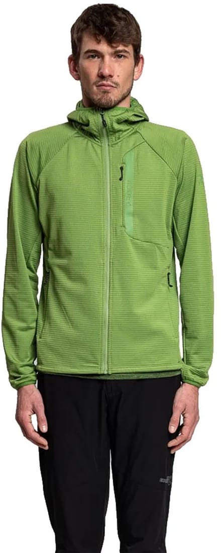 Rock Experience Arrows 2.0 Fleece Met Kap Groen S Man
