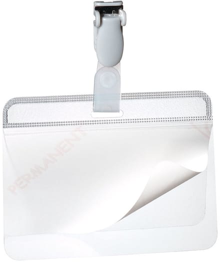 DURABLE lamineer-naambordje, met clip, 90 x 54 m