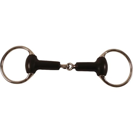 Olijfhouten bitten voor paarden van rubber Umbria Equitazione