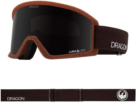 Dragon Alliance DX3 PLUS OTG Skibril - Raw Dark/Midnight & Amber