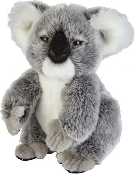 Ravensden Pluche koala knuffel - grijs - 28 cm - speelgoed - Australische buideldieren knuffels