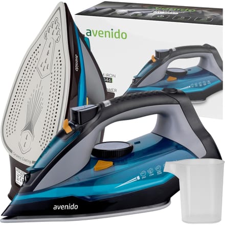 Avenido Stoomstrijkijzer - 3000W - Strijkbout - Strijkijzer - Keramische Zoolplaat - Automatische Uitschakeling