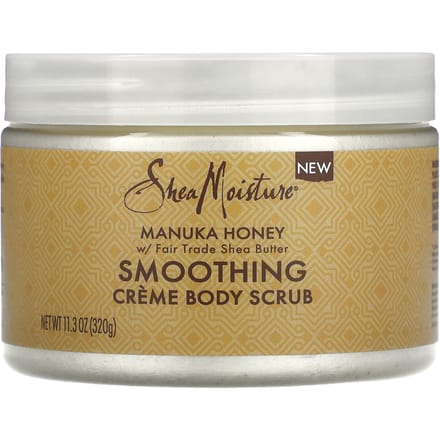 SheaMoisture, Manuka Honey, Smoothing Cream Body Scrub, 11.3 oz (320 g) beige