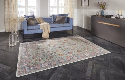 Flycarpets Elle Decoration - Klassieke Vloerkleed - Mahal - Jade - 80x150 cm