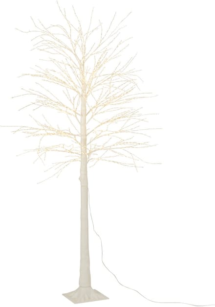 J-Line decoratie Boom 2000 Led - metaal - wit - medium
