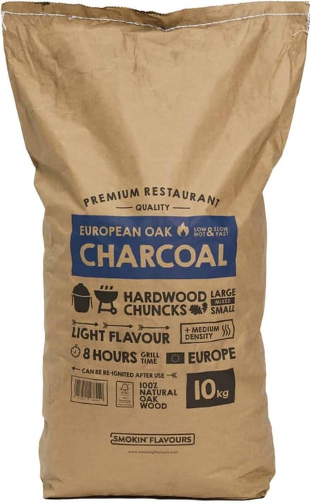 Houtskool European Oak 9KG Smokin' Flavours