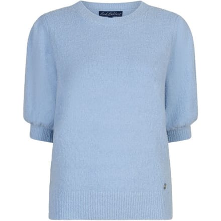 Red Button blauwe dames trui   Ronde hals   Regular fit   Structuur patroon   3/4 mouw Blauw L