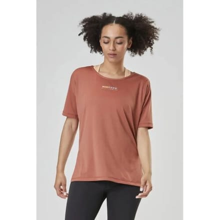 Picture Kiersi SS Tech Tee (Maat - L, Kleur - Cedar wood)
