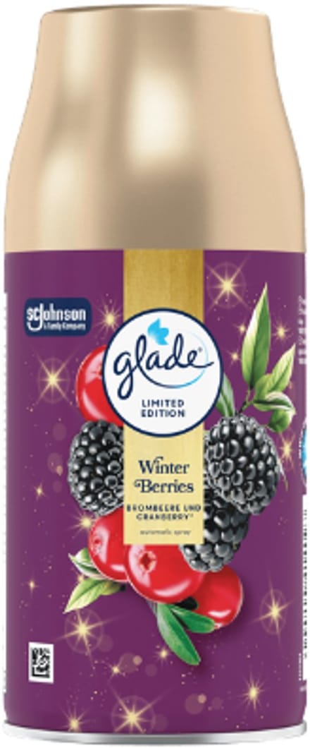 Winter Luchtverfrisser Automatic Refill - Winter Berries - Glade | 1x 269ml - Kerst - Limited Edition 2025