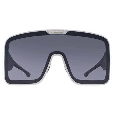 Carrera Shield Unisex Wit Zilver Spiegel Vlaglab 15