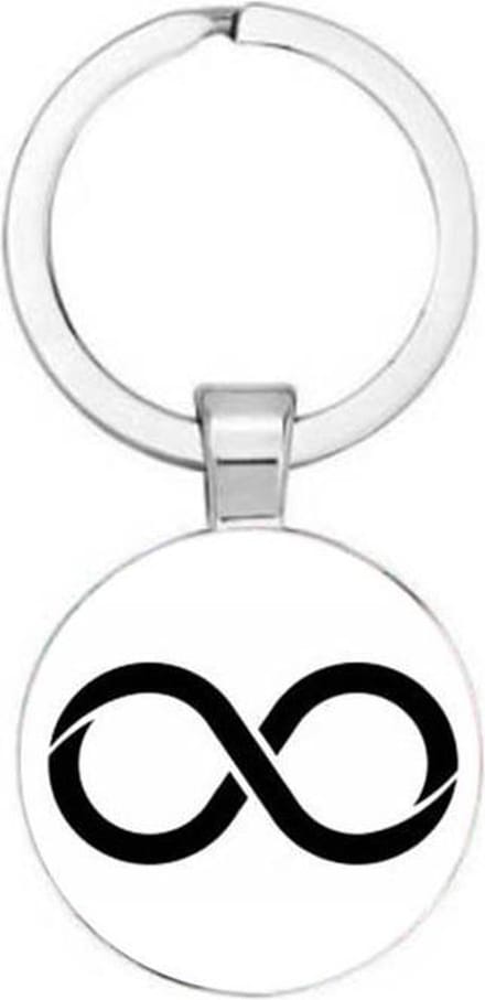 Akyol - infinity Sleutelhanger - Infinity - voor degene die eeuwig samen willen zijn - infinity - samen zijn - eeuwig samen - 2,5 x 2,5 CM