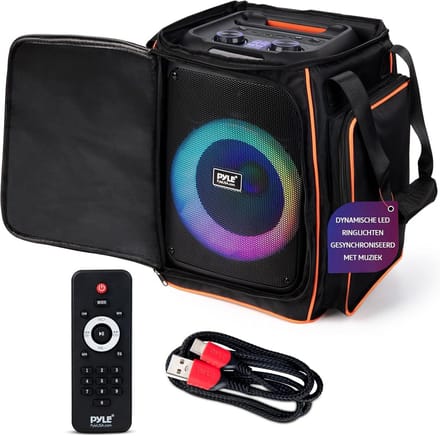Bluetooth Party Speaker - Draagbare Geluidsbox - Muziek Afspelen - True Wireless Stereo - 100 Watt - Zwart