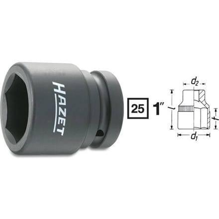 Hazet 1100S-32 1100S-32 Kracht-dopsleutelinzet 1 (25 mm)