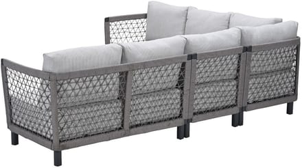 Ariano rope lounge hoekbank - taupe - valley sand