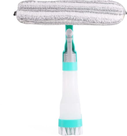 Benson Raamwisser spray 5-in-1 - raamtrekker - spuitfles - schrobber - blauw - kunststof